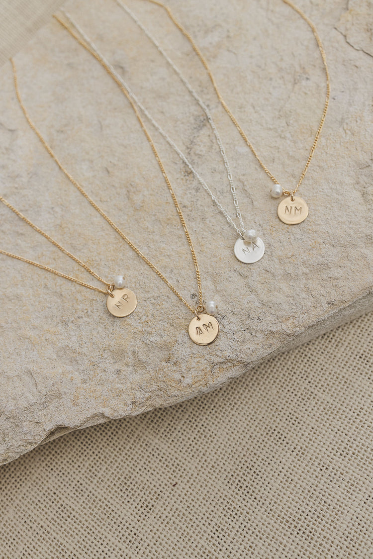 Sterling Silver Initial Necklace