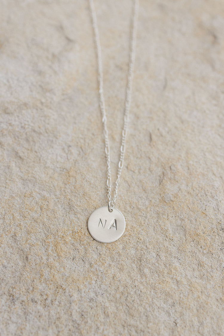 Sterling Silver Initial Necklace