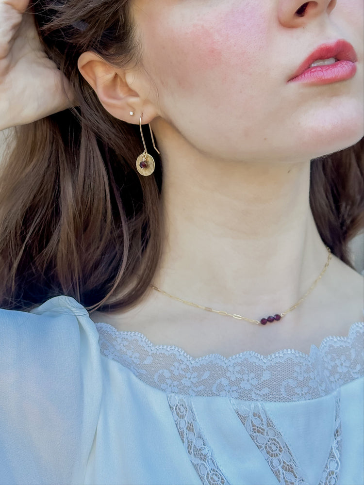 Ruby Gemstone Necklace