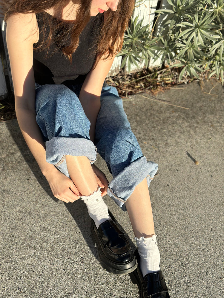 Ankle Pearl Socks