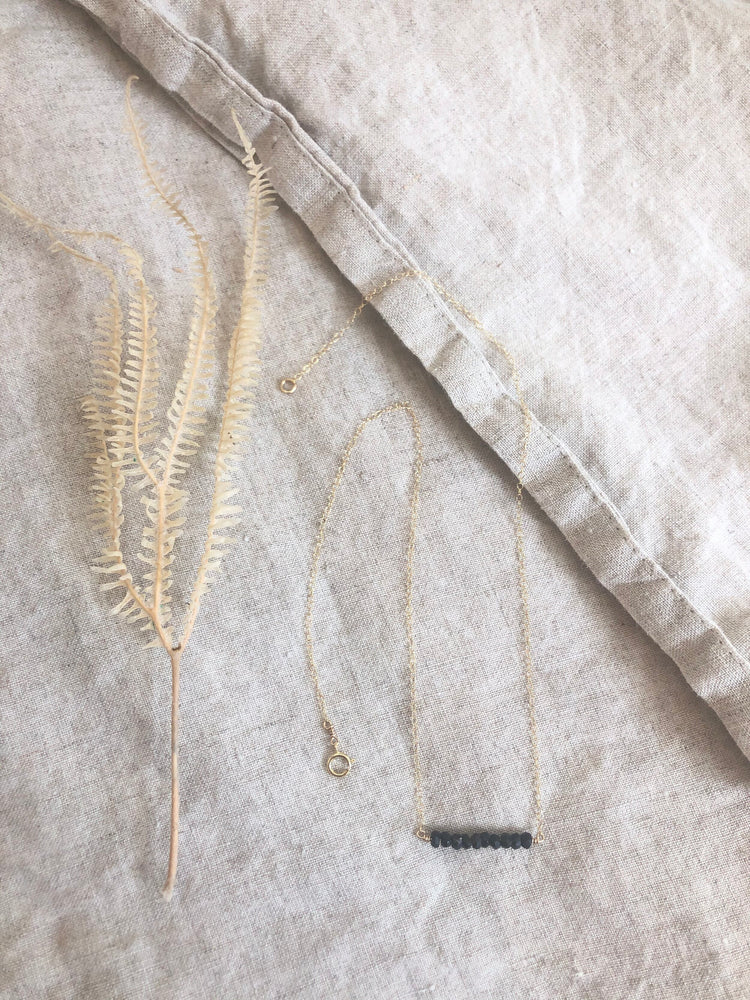 Black Tiger's Eye Necklace