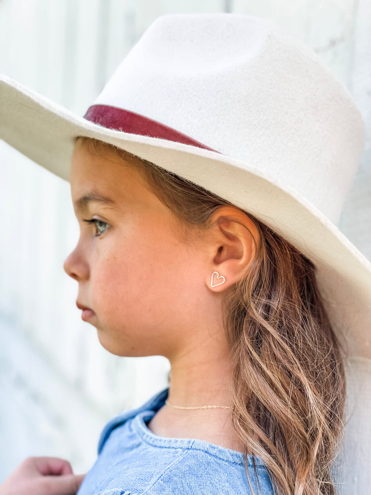 Mini Heart Studs