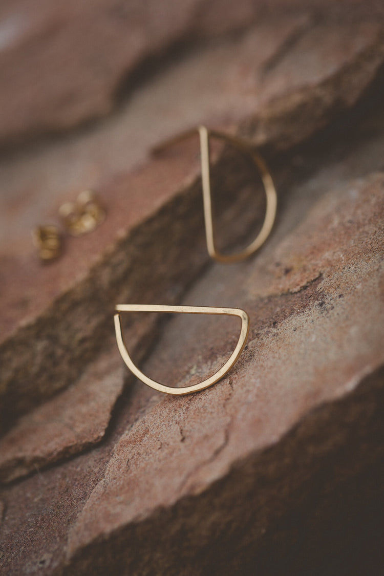 Half Moon Studs