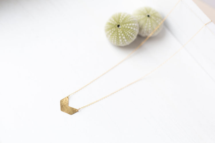 Chevron Necklace (ws)