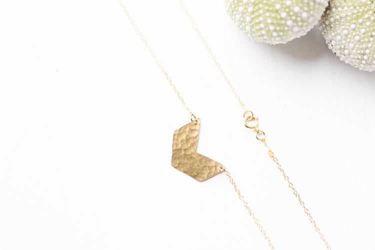 Chevron Necklace (ws)