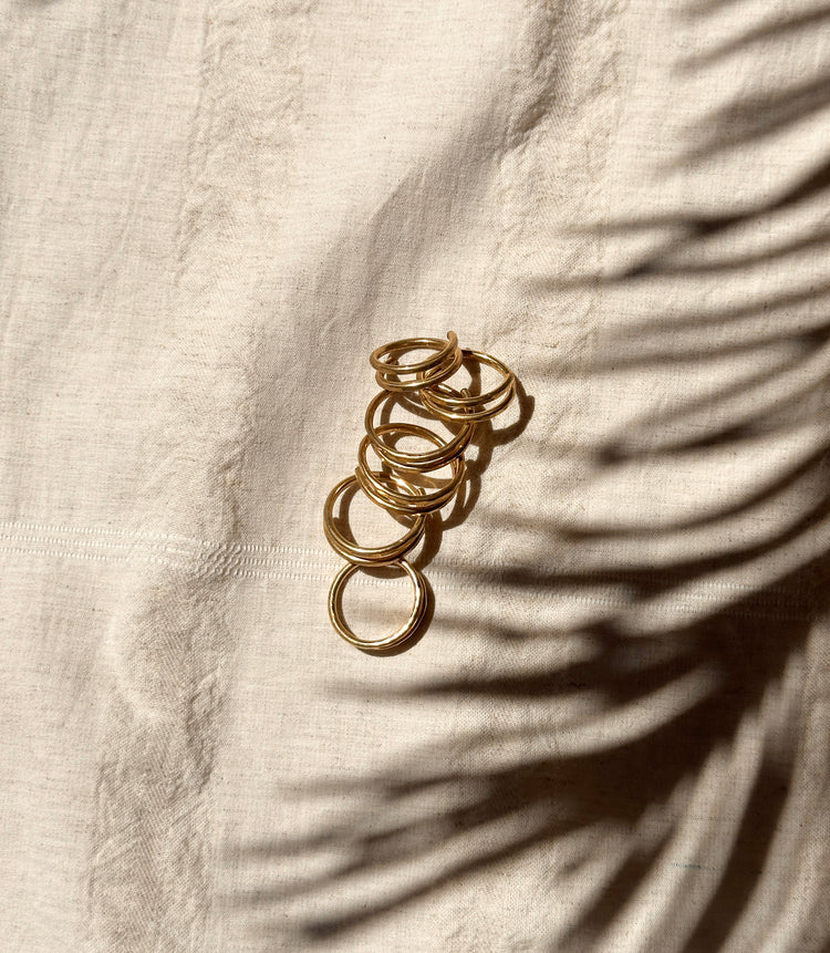 Brass Double Ring