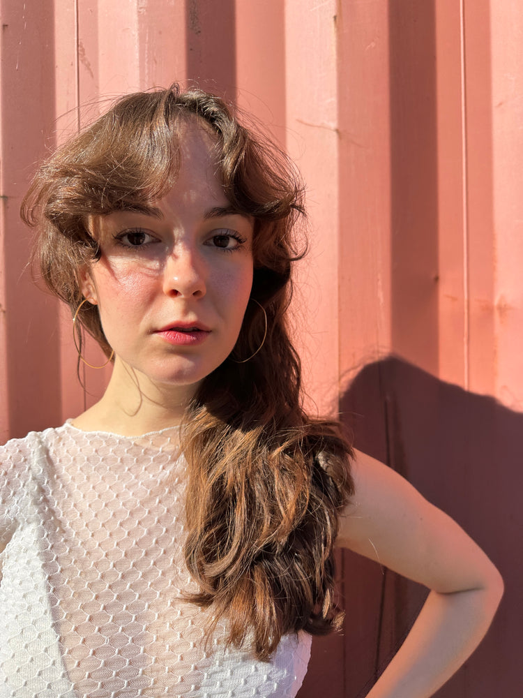 Carly Hoops in Brass