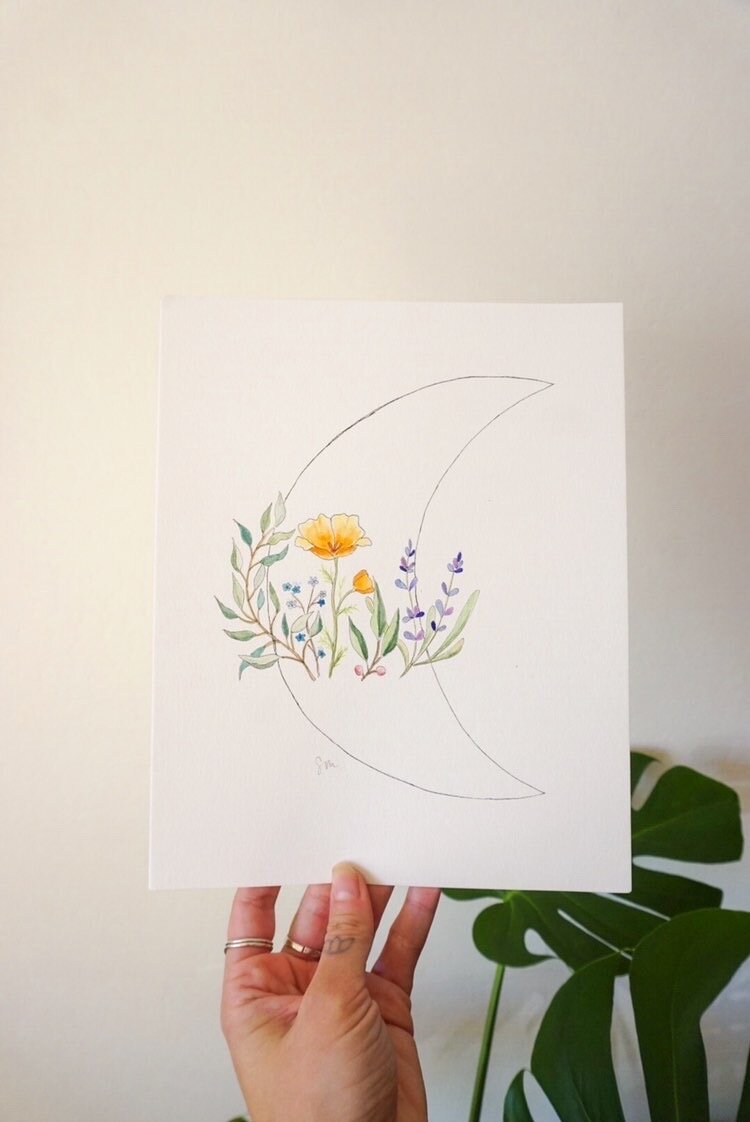 Soul Wild Flower Print (8"by10")