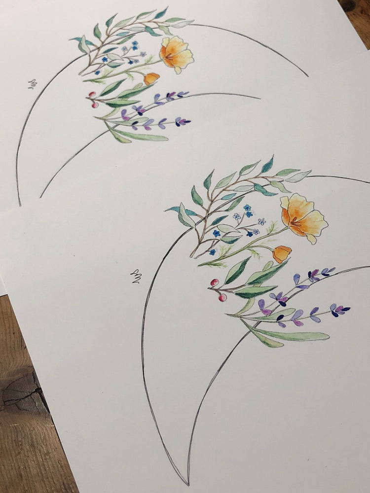 Soul Wild Flower Print (8"by10")